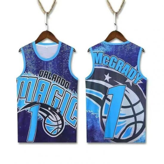 Maillot de Basket #1 Mcgrady Hip hop basketball